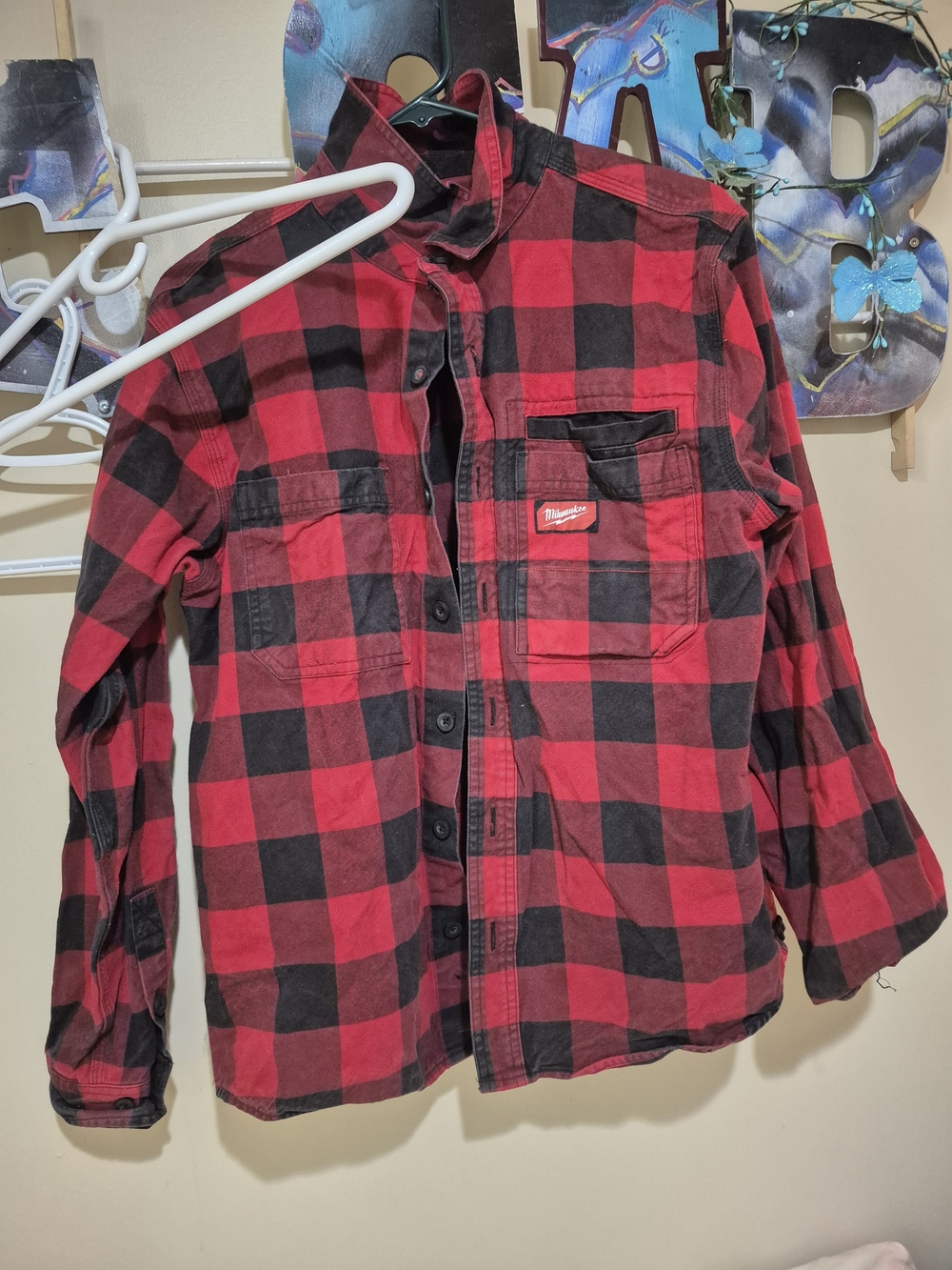 Milwaukee Red & Black Buffalo Plaid Button-Down Shirt